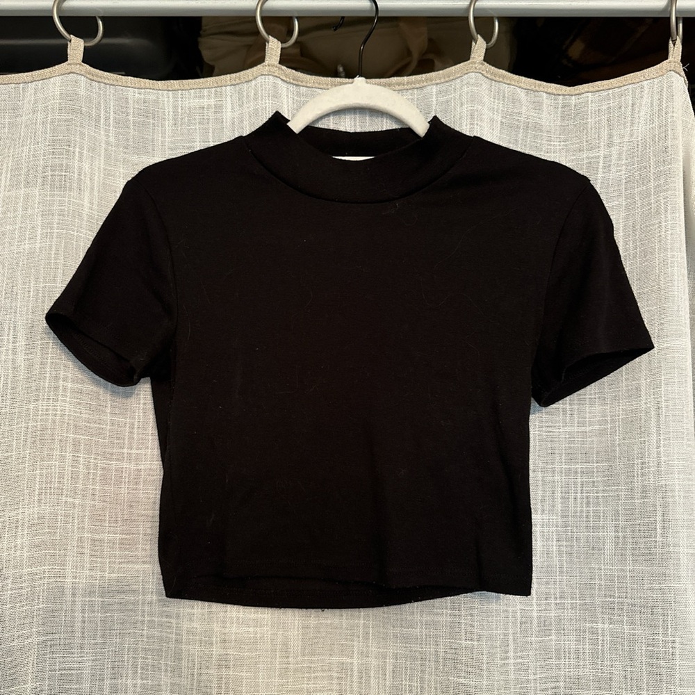 Black Crop Top